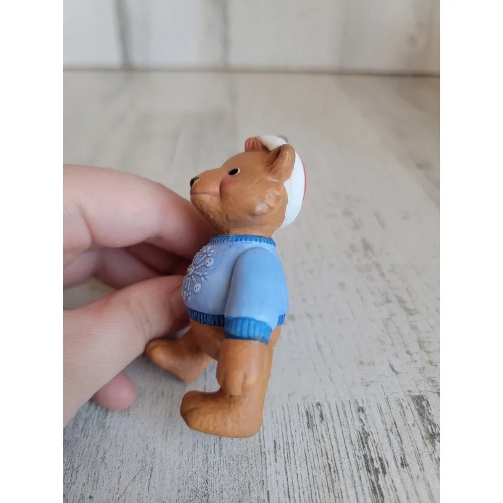 Hallmark hanging with Teddy ornaments Xmas